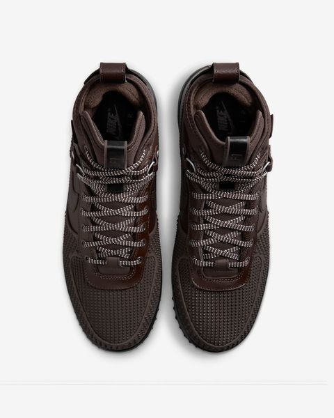 Оригінальні чоловічі зимові кросівки Nike Lunar Force 1 Duckboot "Baroque Brown/Black/Metallic Silver" (DZ5320-201) DZ5320-201 фото