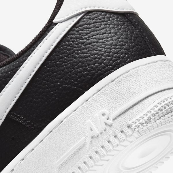 Оригінальні чоловічі кросівки Nike Air Force 1 `07 Low "Black / White" (CT2302-002) CT2302-002 фото