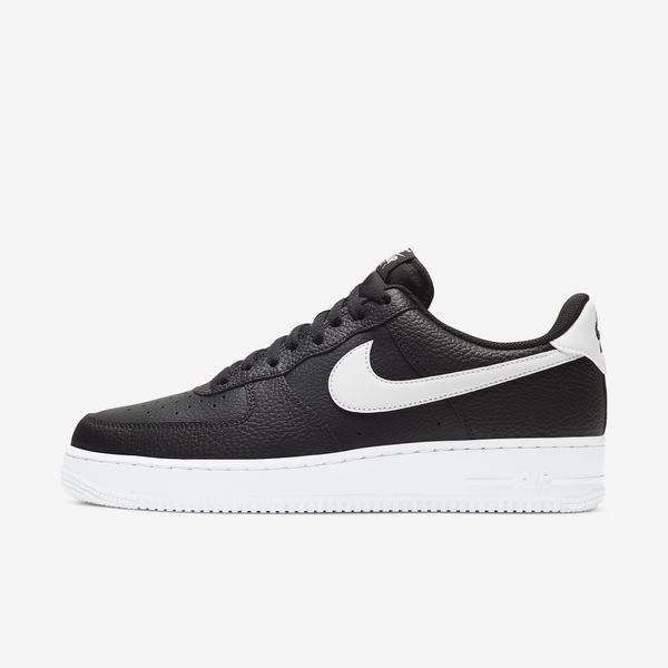 Оригінальні чоловічі кросівки Nike Air Force 1 `07 Low "Black / White" (CT2302-002) CT2302-002 фото