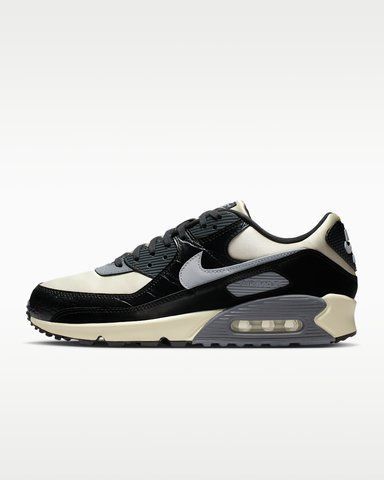 Оригинальные кроссовки Nike Air Max 90 "Sail/Black/Anthracite/Light Smoke Grey" (IO4468-100) IO4468-100 фото