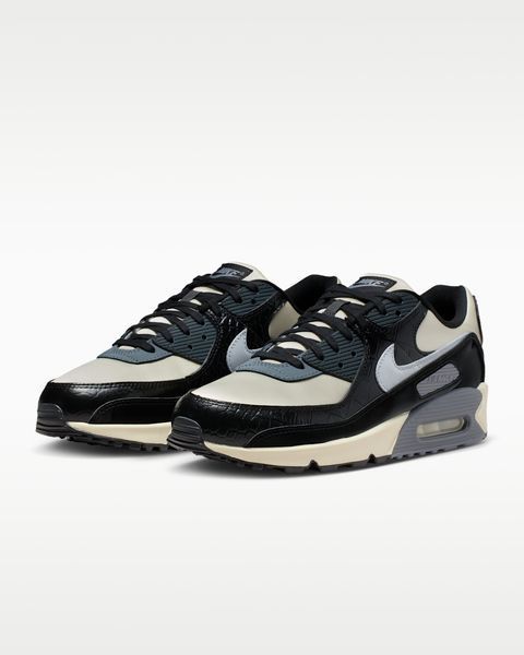 Оригінальні кросівки Nike Air Max 90 "Sail/Black/Anthracite/Light Smoke Grey" (IO4468-100) IO4468-100 фото