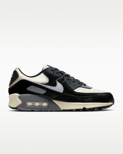 Оригінальні кросівки Nike Air Max 90 "Sail/Black/Anthracite/Light Smoke Grey" (IO4468-100) IO4468-100 фото