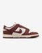 Оригінальні жіночі кросівки Nike Dunk Low "Phantom/Sail/White/Red Sepia" (HJ7673-001) HJ7673-001 фото 3