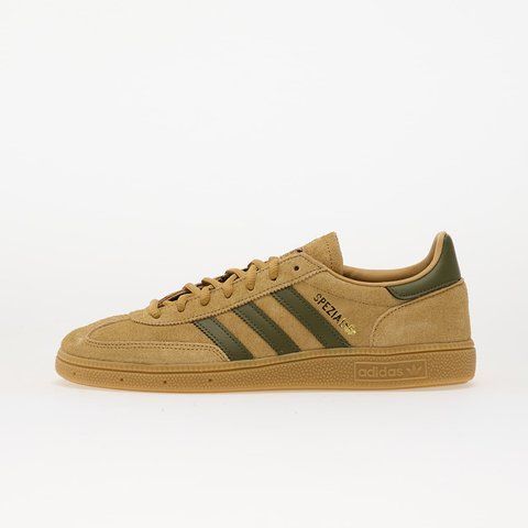 Оригінальні кросівки adidas Handball Spezial "Gold Beige / Focus Olive" (JQ8298) JQ8298 фото