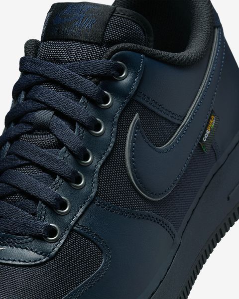 Оригінальні кросівки Nike Air Force 1 '07 LV8 CORDURA "Dark Obsidian / Black / Metallic Silver" (IM6001-475) IM6001-475 фото