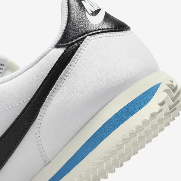Оригінальні жіночі кросівки Nike Wmns Cortez "White / Light Photo Blue / Black" (DN1791-100) DN1791-100 фото