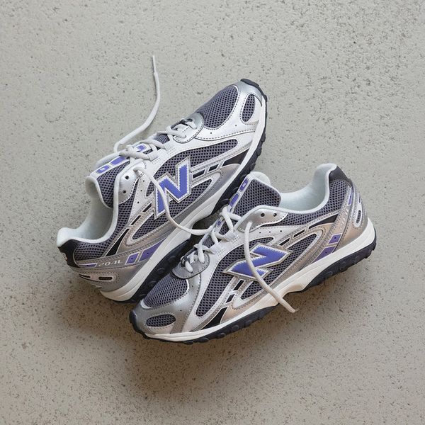 Оригинальные кроссовки New Balance 204L "Silver Metallic / Purple" (U204L1N5) U204L1N5 фото