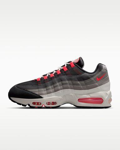 Оригінальні чоловічі кросівки Nike Air Max 95 Big Bubble Premium"Anthracite/Light Graphite/Solar Red" (IV6425-060) IV6425-060 фото