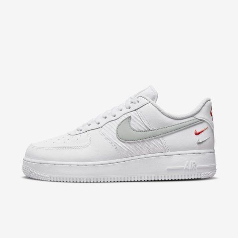Оригинальные мужские кроссовки Nike Air Force 1 '07 Double Swoosh "White" (FD0666-100) FD0666-100 фото