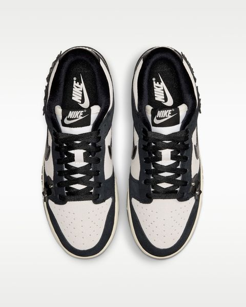Оригинальные кроссовки Nike Dunk Low SE "Florette" "Black/Sail/Black" (IV4726-002) IV4726-002 фото