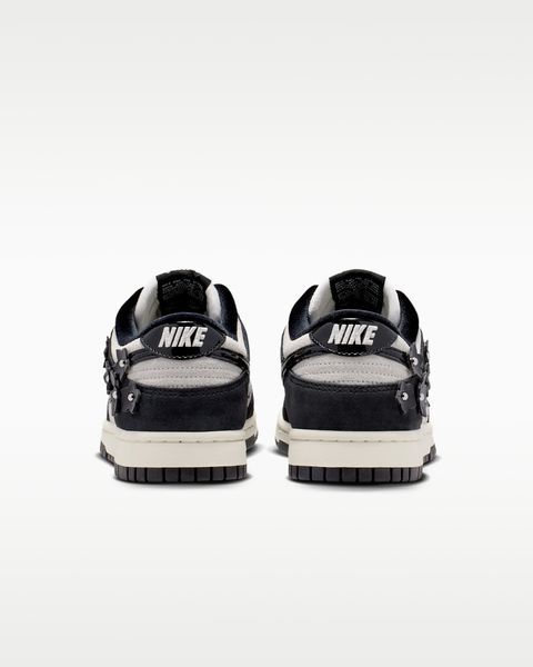 Оригинальные кроссовки Nike Dunk Low SE "Florette" "Black/Sail/Black" (IV4726-002) IV4726-002 фото