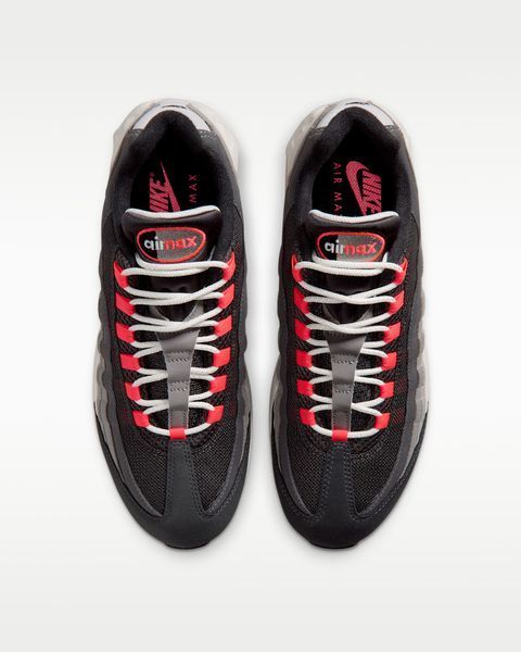 Оригінальні чоловічі кросівки Nike Air Max 95 Big Bubble Premium"Anthracite/Light Graphite/Solar Red" (IV6425-060) IV6425-060 фото