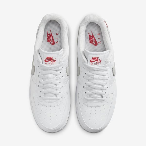 Оригінальні чоловічі кросівки Nike Air Force 1 '07 Double Swoosh "White" (FD0666-100) FD0666-100 фото