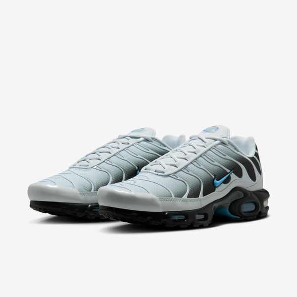 Оригинальные мужские кроссовки Nike Air Max Plus "Pure Platinum/Dark Smoke Grey/Black/University Blue" (DM0032-015) DM0032-015 фото