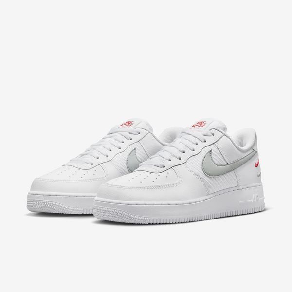 Оригінальні чоловічі кросівки Nike Air Force 1 '07 Double Swoosh "White" (FD0666-100) FD0666-100 фото