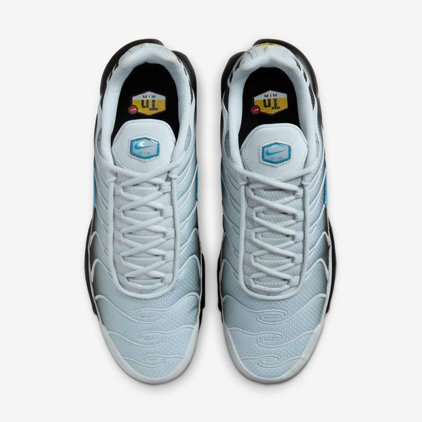 Оригинальные мужские кроссовки Nike Air Max Plus "Pure Platinum/Dark Smoke Grey/Black/University Blue" (DM0032-015) DM0032-015 фото