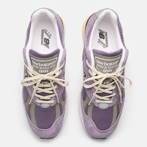 Оригинальные кроссовки New Balance 991v2 Made in UK "Dusk/Purple Sage/Moon Mist" (U991LV2) U991LV2 фото