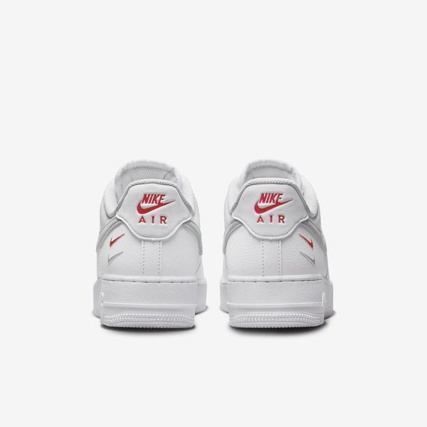 Оригінальні чоловічі кросівки Nike Air Force 1 '07 Double Swoosh "White" (FD0666-100) FD0666-100 фото