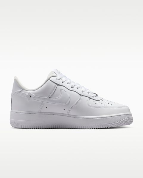 Оригинальные женские кроссовки Nike Air Force 1 '07 "Florette" "White/Wolf Grey/Metallic Silver" (IR8637-100) IR8637-100 фото
