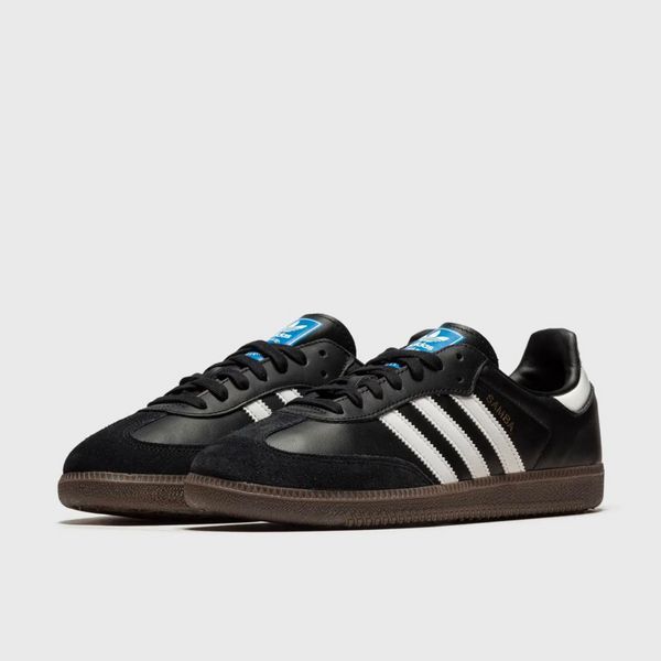 Оригінальні жіночі кросівки adidas Samba OG "Core Black / Cloud White / Gum" (B75807) B75807 фото
