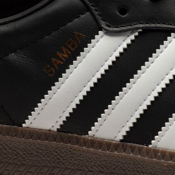 Оригінальні жіночі кросівки adidas Samba OG "Core Black / Cloud White / Gum" (B75807) B75807 фото