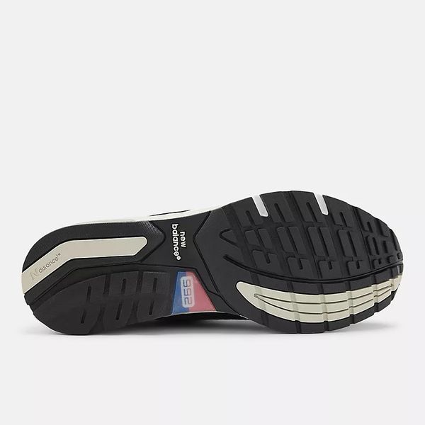 Оригинальные кроссовки New Balance 992 Made In USA "Black / Grey / White" (U992BK) U992BK фото