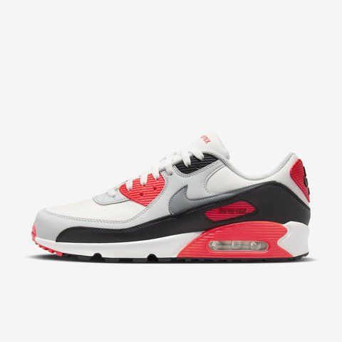 Оригинальные мужские кроссовки Nike Air Max 90 Gore-Tex "Summit White/Bright Crimson/Cool Grey" (FD5810-101) FD5810-101 фото