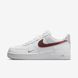 Оригінальні чоловічі кросівки Nike Air Force 1 '07 "White / Picante Red / Wolf Grey" (FD0654-100) FD0654-100 фото 1