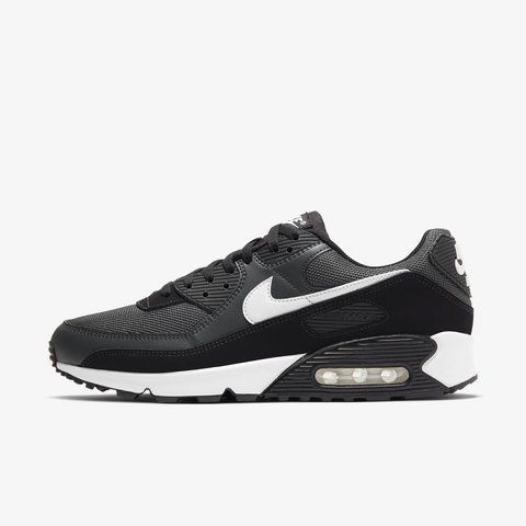Оригінальні чоловічі кросівки Nike Air Max 90 "Iron Grey / Dark Smoke Grey / Black / White" (CN8490-002) CN8490-002 фото