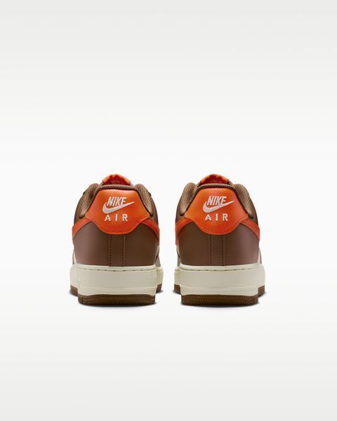 Оригінальні чоловічі кросівки Nike Air Force 1 '07 "Mosswood Brown/Coconut Milk/Campfire Orange" (IO7545-221) IO7545-221 фото