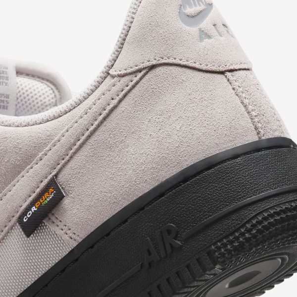 Оригінальні чоловічі кросівки Nike Air Force 1 '07 CORDURA "Light Iron Ore/Black/Smoke Grey" (HQ3822-001) HQ3822-001 фото