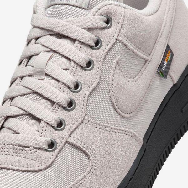 Оригінальні чоловічі кросівки Nike Air Force 1 '07 CORDURA "Light Iron Ore/Black/Smoke Grey" (HQ3822-001) HQ3822-001 фото