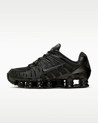 Оригінальні чоловічі кросівки Nike Shox TL "Black/Metallic Hematite/Max Orange" (AV3595-002) AV3595-002 фото
