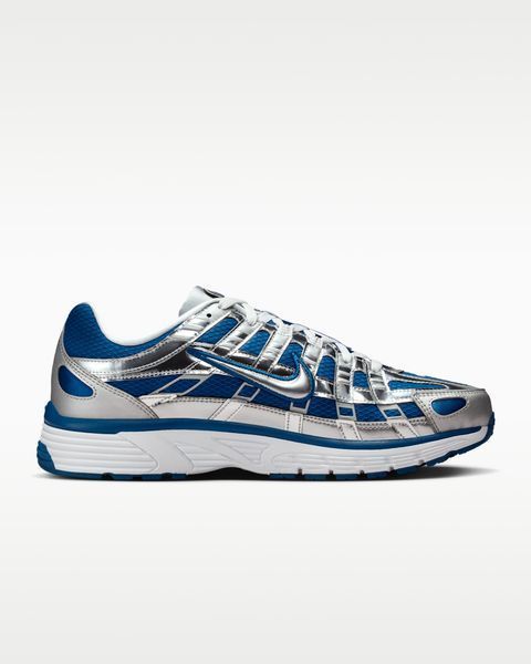Оригинальные мужские кроссовки Nike P-6000 "Court Blue/White/Metallic Silver" (IQ9390-476) IQ9390-476 фото