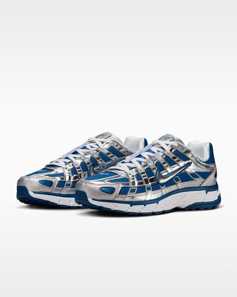 Оригинальные мужские кроссовки Nike P-6000 "Court Blue/White/Metallic Silver" (IQ9390-476) IQ9390-476 фото
