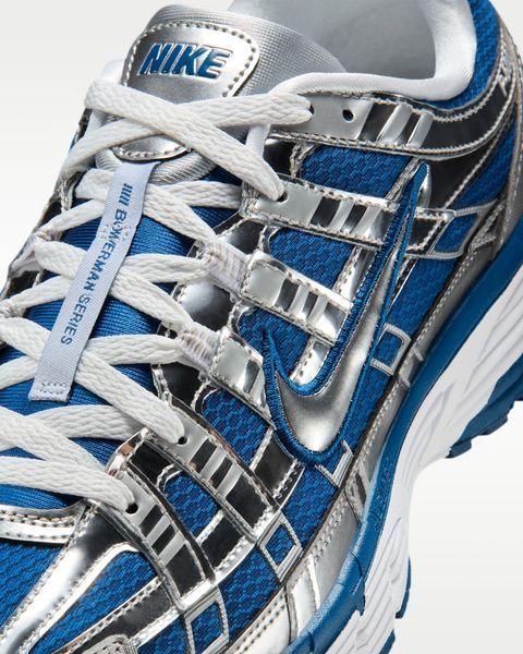 Оригинальные мужские кроссовки Nike P-6000 "Court Blue/White/Metallic Silver" (IQ9390-476) IQ9390-476 фото
