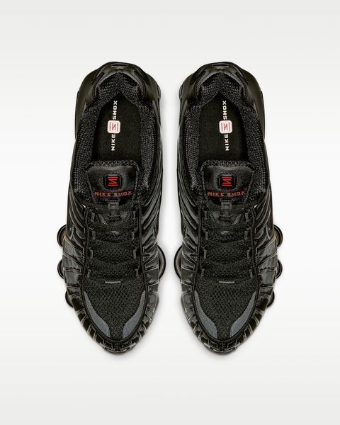 Оригінальні чоловічі кросівки Nike Shox TL "Black/Metallic Hematite/Max Orange" (AV3595-002) AV3595-002 фото
