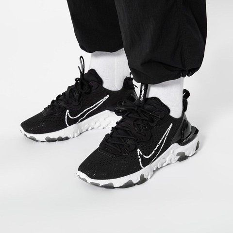 Оригінальні чоловічі кросівки Nike React Vision Black / White (CD4373-006) CD4373-006 фото