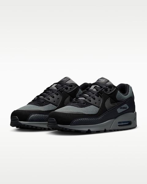 Оригінальні чоловічі кросівки Nike Air Max 90 Premium "Black/Iron Grey/Cool Grey" (IX0348-001) IX0348-001 фото