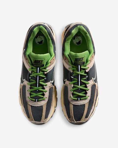 Оригинальные мужские кроссовки Nike Zoom Vomero 5 "Pale Ivory/Smoke Grey/Chlorophyll/Off Noir" (HF1553-102) HF1553-102 фото