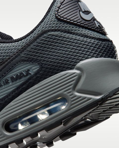 Оригінальні чоловічі кросівки Nike Air Max 90 Premium "Black/Iron Grey/Cool Grey" (IX0348-001) IX0348-001 фото