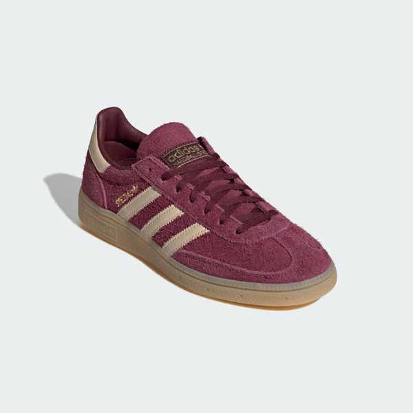 Оригінальні кросівки adidas Handball Spezial "Maroon / Warm Vanilla / Gold Metallic" (KK0929) KK0929 фото