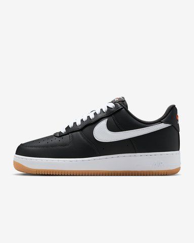 Оригінальні чоловічі кросівки Nike Air Force 1 Low '07 LV8 "Anthracite/Gum Yellow/Safety Orange/White" (II7630-001) II7630-001 фото