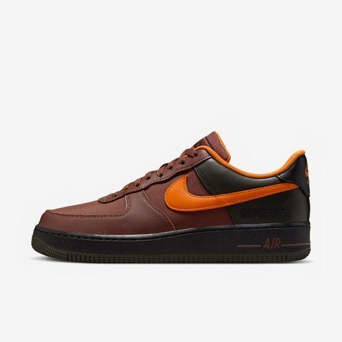 Оригінальні чоловічі кросівки Nike Air Force 1 Low GORE-TEX "Fauna Brown/Sequoia/Black/Bright Ceramic" (CK2630-201) CK2630-201 фото