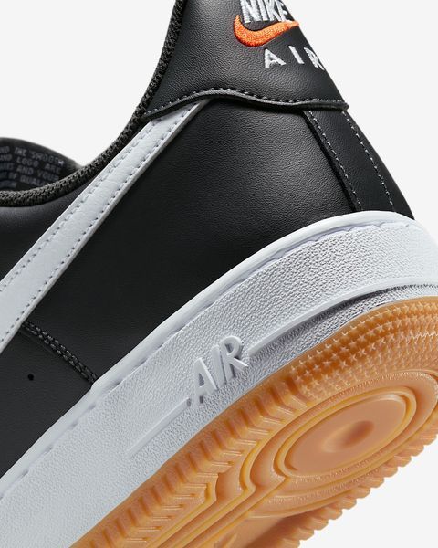 Оригинальные мужские кроссовки Nike Air Force 1 Low '07 LV8 "Anthracite/Gum Yellow/Safety Orange/White" (II7630-001) II7630-001 фото