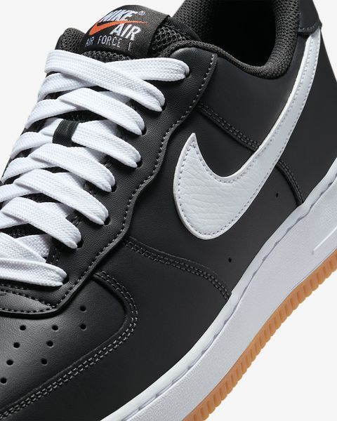 Оригинальные мужские кроссовки Nike Air Force 1 Low '07 LV8 "Anthracite/Gum Yellow/Safety Orange/White" (II7630-001) II7630-001 фото