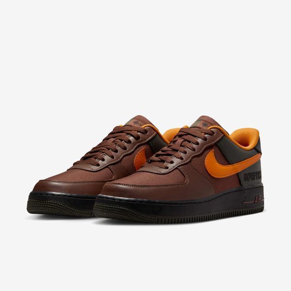 Оригинальные мужские кроссовки Nike Air Force 1 Low GORE-TEX "Fauna Brown/Sequoia/Black/Bright Ceramic" (CK2630-201) CK2630-201 фото