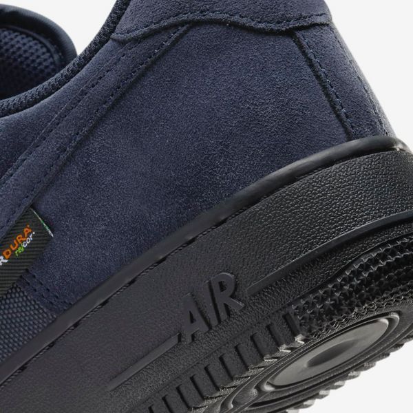 Оригінальні чоловічі кросівки Nike Air Force 1 '07 CORDURA "Dark Obsidian/Black/Smoke Grey" (HQ3822-400) HQ3822-400 фото