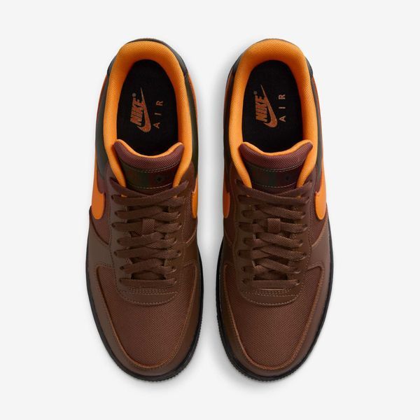 Оригинальные мужские кроссовки Nike Air Force 1 Low GORE-TEX "Fauna Brown/Sequoia/Black/Bright Ceramic" (CK2630-201) CK2630-201 фото