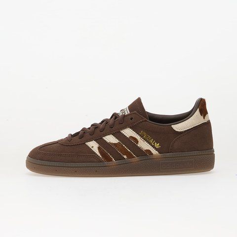 Оригинальные кроссовки adidas Handball Spezial Cow Print "Brown / Crew White / Gum" (KJ7422) KJ7422 фото
